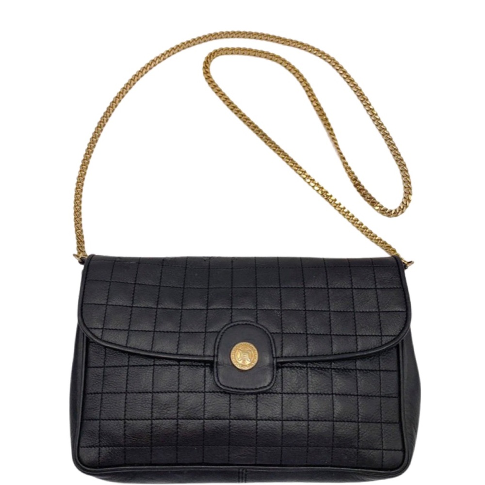 Auth Celine Quilted Pattern With Triomphe Logo Ba… - image 2